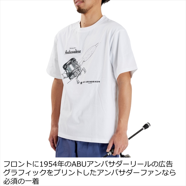 Abu アブガルシア ウェア バグオフ AMB1954 AdグラフィックT ブラック