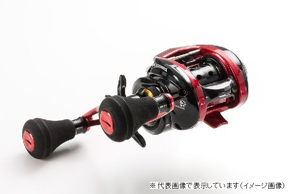 アブガルシアREDMAX船3-L 左巻き　ゴメクサスハンドル　追加ベアリング付き