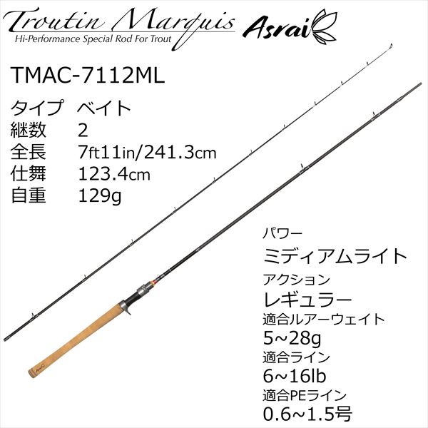 ピュアフィッシングジャパン トラウトロッド トラウティン マーキス