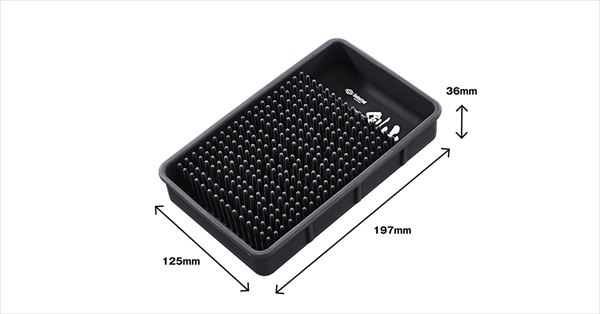 ジャクソン ルアーケース 剣山 BLK ブラック: バッグ・ケース｜釣具の