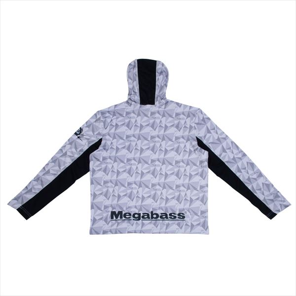 メガバス GAME HOODIE(ゲームフーディ) WHITE (ホワイト）(XL ホワイト