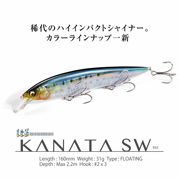 メガバス シーバスルアー カナタ SW FA サバ(ｻﾊﾞ): ソルトルアー｜釣具