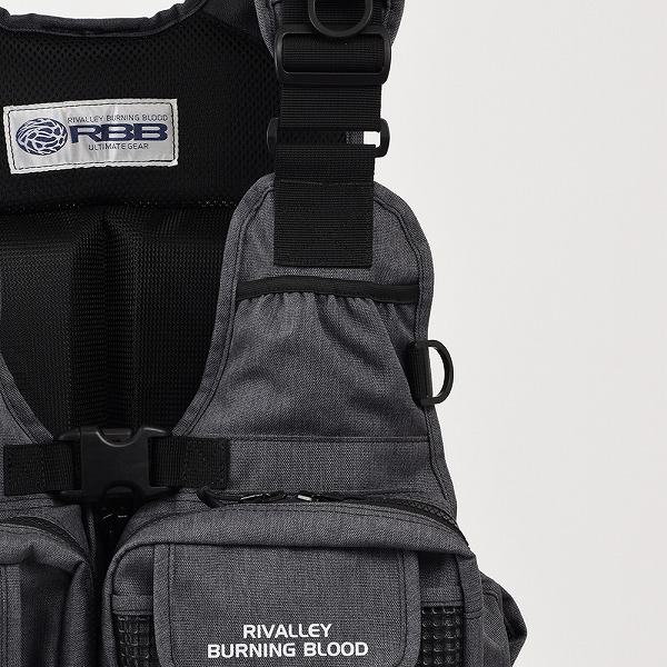 訳あり】リバレイ ライフジャケット RBB タイドゲームベスト ブラック