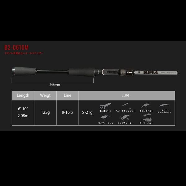 ジャッカルBPM B2-C610M ベイト JACKALL BPM 2PCS B2-C610Mの最安値