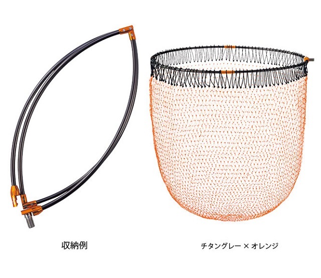 ≪がま磯≫【チタン50ｃｍたも枠GM-833＆玉網GM-843 】レア最高級品！ ≪がま磯≫【チタン50cmたも枠GM-833＆玉網GM-843 】レア最高級品