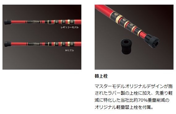 がまかつ がま磯 マスターモデル2 たもの柄 H 6．5m: 竿｜釣具の