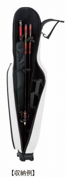 がまかつ がま磯ロッドケース GC285 ホワイト: バッグ・ケース