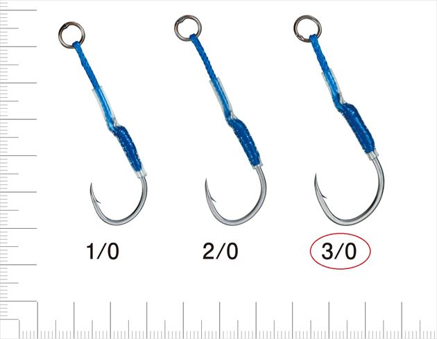 がまかつ アシストフック 陸ジグミディアム シングル 3/0【即日発送