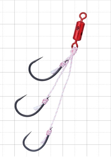 がまかつ タイラバ 鯛ラバ 42-854 桜幻 カスタムチューンフックセット