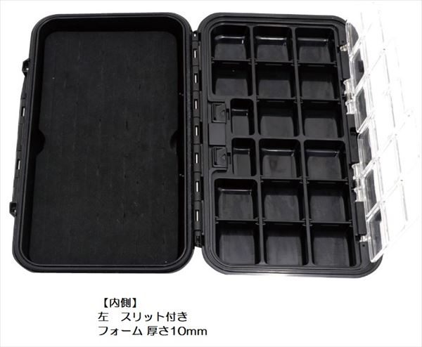 がまかつ ルアーケース LE500-1 パーツ/フックストッカー グレー