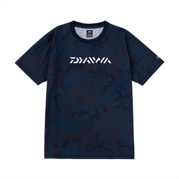 ダイワ ウェア DE-8623 クリーンオーシャンロゴTシャツ ネイビーカモ