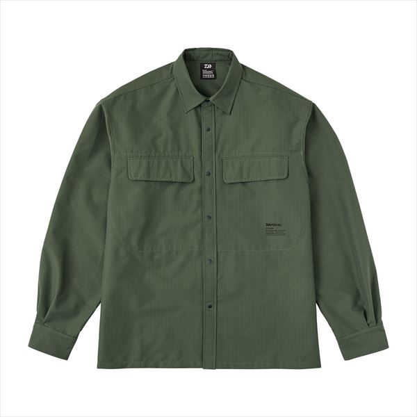 DAIWA - グリーン様ありがとうございます。 ダイワ ウェア DE-8924 ストリームシャツ アッシュグリーン L