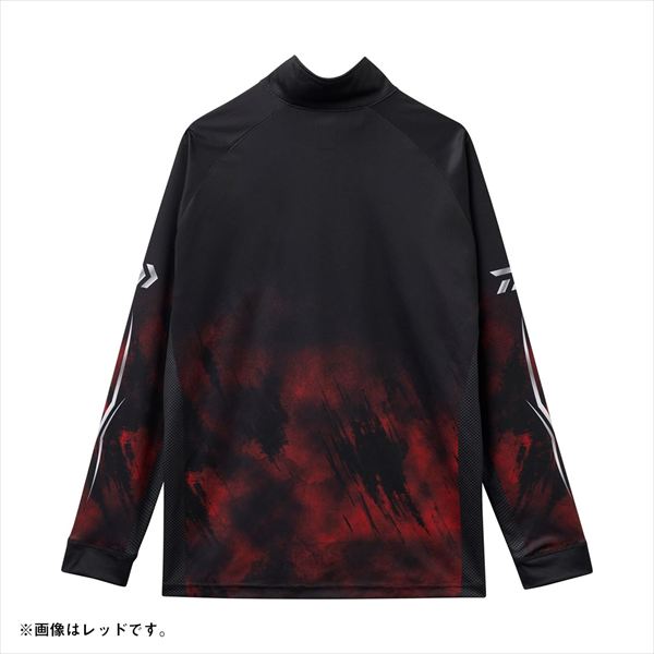 ダイワ DE-7725 エキスパートライトジップシャツ レッド M ダイワ ウェア DE-7725 エキスパートライトジップシャツ(M レッド