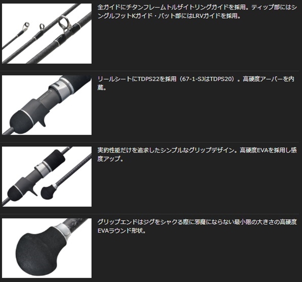 オリムピック オフショアロッド プロトンプロト 21GPTNPC-67-1-SJ