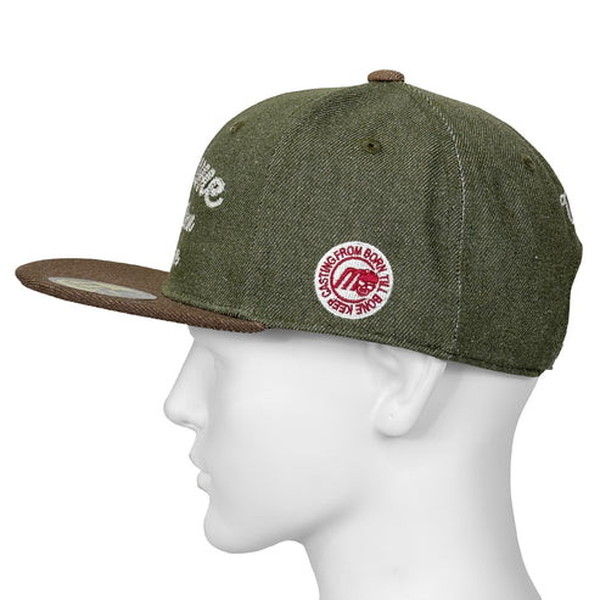 オレンジブルー 帽子 MZCP-853 mazume FLAT CAP デニム(フリー