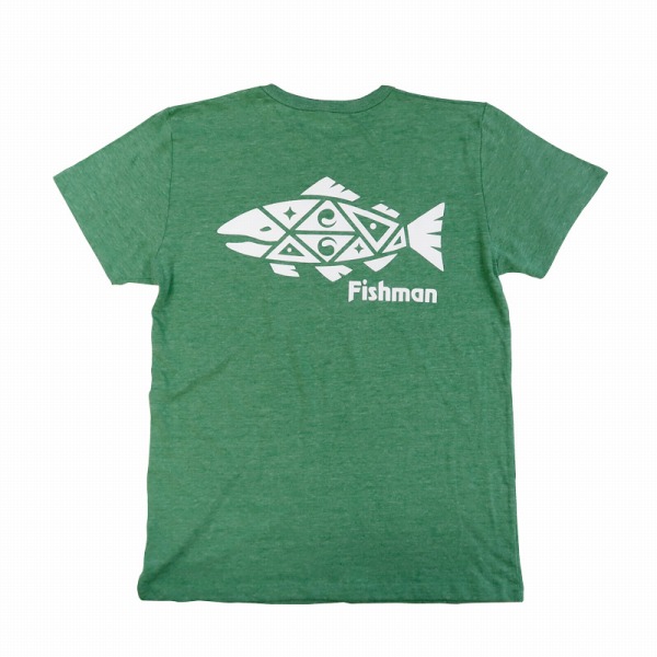 Fishman(ﾌｨｯｼｭﾏﾝ) ｱﾐｭﾚｯﾄﾌｨｯｼｭTｼｬﾂ AP-00213 M ﾍｻﾞｰｸﾞﾘｰﾝ: ウェア・靴