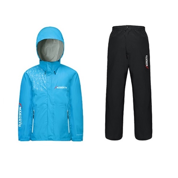 マルキュー レインウェア スタンダードレインスーツ MQ-01 スカイ M マルキュー レインウェア スタンダードレインスーツ MQ-01スカイM