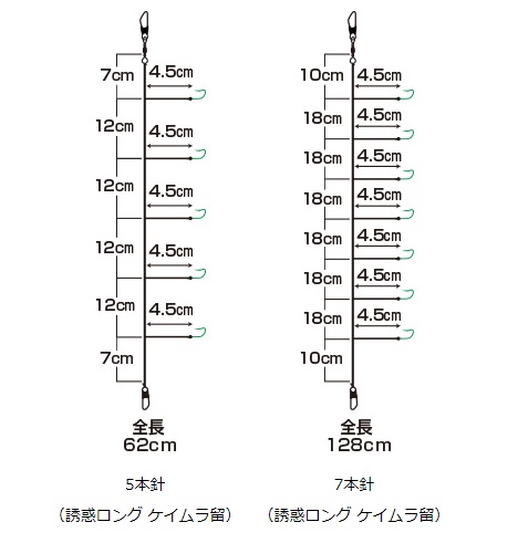 ネコポス対象品】ダイワ 仕掛け 快適ワカサギ仕掛け 誘惑 ロング ...