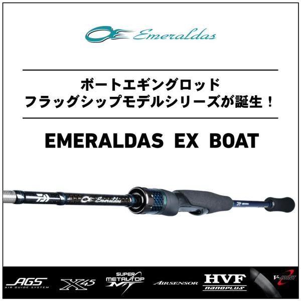 ﾀﾞｲﾜ ｴﾒﾗﾙﾀﾞｽ EX BOAT 65MLS-SMT(ｽﾋﾟﾆﾝｸﾞ 2ﾋﾟｰｽ): 竿| 釣具のキャスティングオンラインストア 釣具