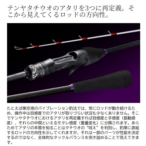 シマノ 船竿 25サーベルマスターエクスチューン攻 テンヤ82MH170