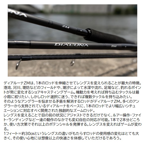 シマノ シーバスロッド ディアルーナ ズーム S76-86ML(スピニング 3
