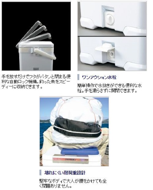 シマノ クーラーボックス フィクセル LIGHT GAME SP 120