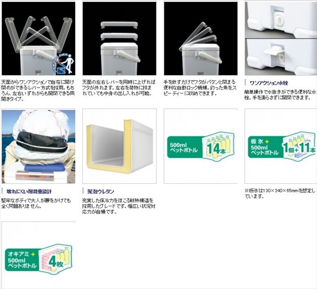 シマノ クーラーボックス フィクセル BASIS 170 UF