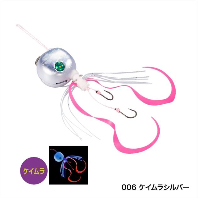 シマノ タイラバ 鯛ラバ JD-Q10U 炎月 ラクチェンバクバクR 100g 006