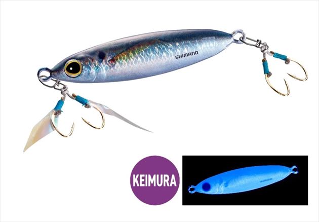 ショアジギ　プラグ　ジグ シマノ メタルジグ JU-S40S オシア スティンガーバタフライ フラット