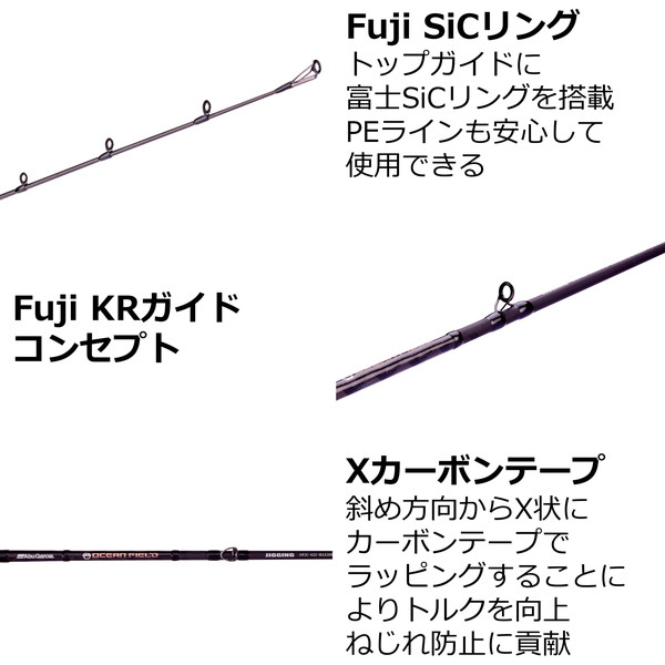 アブ ガルシア オーシャンフィールド ジギング OFJC-62-MAX200（ベイト