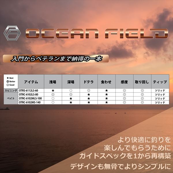 ピュアフィッシングジャパン オフショアロッド オーシャンフィールド