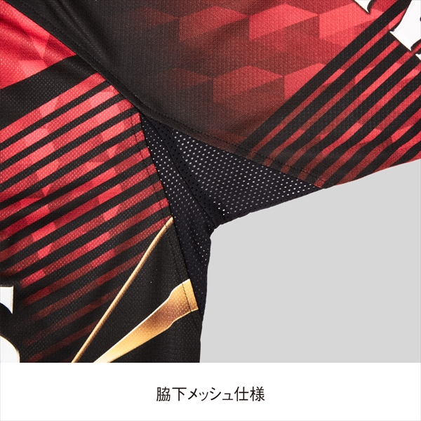 バリバス ドライジップシャツ 長袖 レッド バリバス ドライジップシャツ 長袖 レッド 【公式通販】