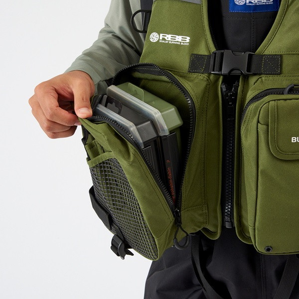 リバレイ ライフジャケット 7761 RBBタイドゲームベストII ブラック