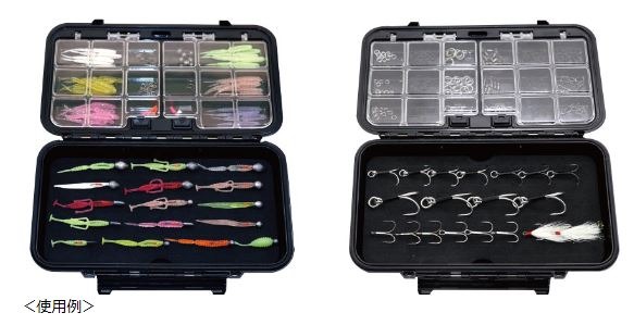 がまかつ パーツ&フックストッカー LE500 ブラック: バッグ・ケース