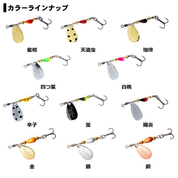 ネコポス対象品】ダイワ シルバークリークスピナー 4．0g 銅(銅