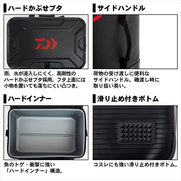 ダイワ クールバッグFF 20(K) レッド 美品