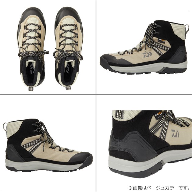 ダイワ　DS-2102QS-H フィッシングシューズ 26.0cm ベージュ ダイワ DS-2102QS-H フィッシングシューズ ハイカット 堤防モデル(27cm