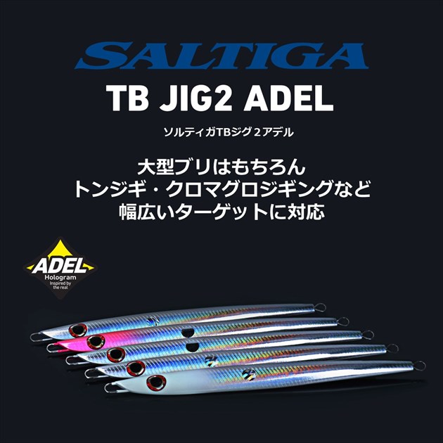ダイワ メタルジグ ソルティガ TBジグ2 アデル 220g ケイムラグロー 
