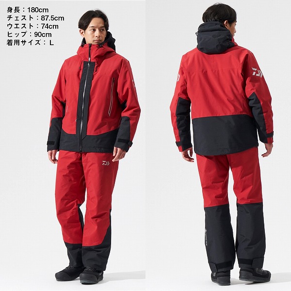 ダイワ 防寒服アウター DW-1824 ゴアテックス(GORE-TEX) コンビアップウィンタースーツ ブラック M (M ブラック):  ウェア・靴・ウェーダー｜釣具の通販ならキャスティングオンラインストア【公式】