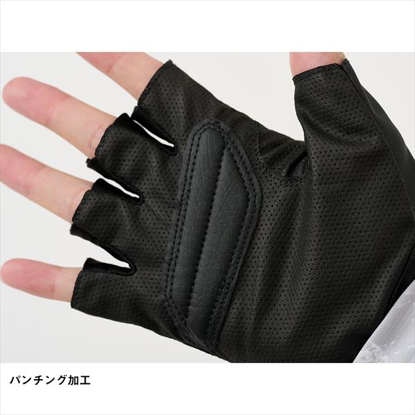 ダイワ 手袋 DG-2125 パッド付きUVカットグローブ 5本カット(M