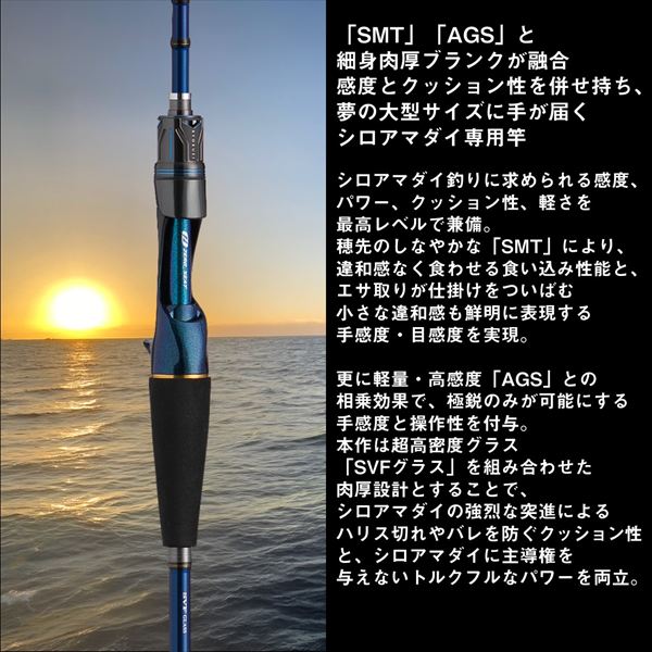 ダイワ 船竿 極鋭シロアマダイ MH-210(2ピース)(MH-210): 釣り小物