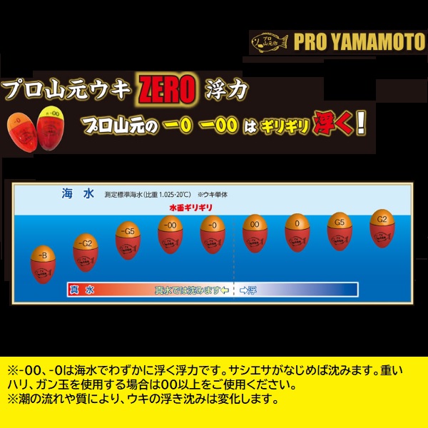 山元工房 ウキ プロ山元ウキ19Y R(レギュラー) 1.0 オレンジ: ウキ