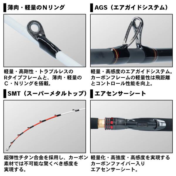 ﾀﾞｲﾜ 極鋭ﾔﾘｲｶ EX 82-175【大型商品】: 竿| 釣具のキャスティング 