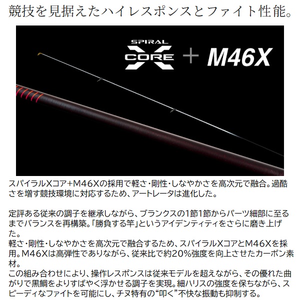 シマノ 磯竿 26 鱗海アートレータ 0.4-530: 釣り小物・便利用品｜釣具