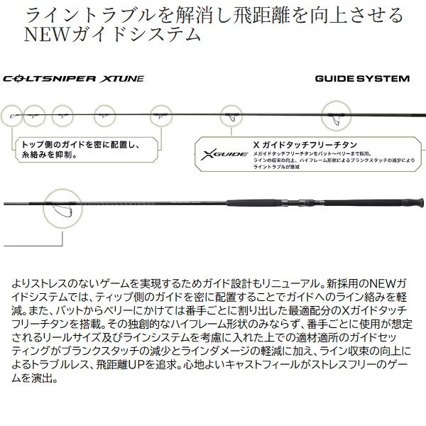 シマノ ショアジグロッド 25コルトスナイパーエクスチューン S100H(2