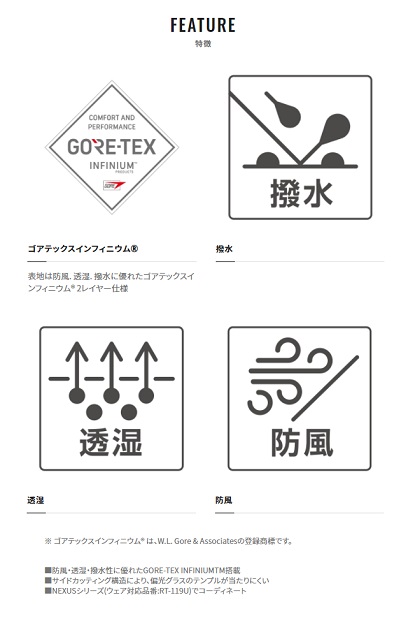 シマノ 帽子 CA-129U ネクサス ゴアテックス インフィニアム キャップ