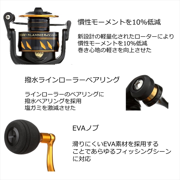 §§PENN ペン スラマーⅣ5500 スピニングリール ペン(PENN) スラマー IV(SLAMMER 4) 5500 PENNスピニングリール