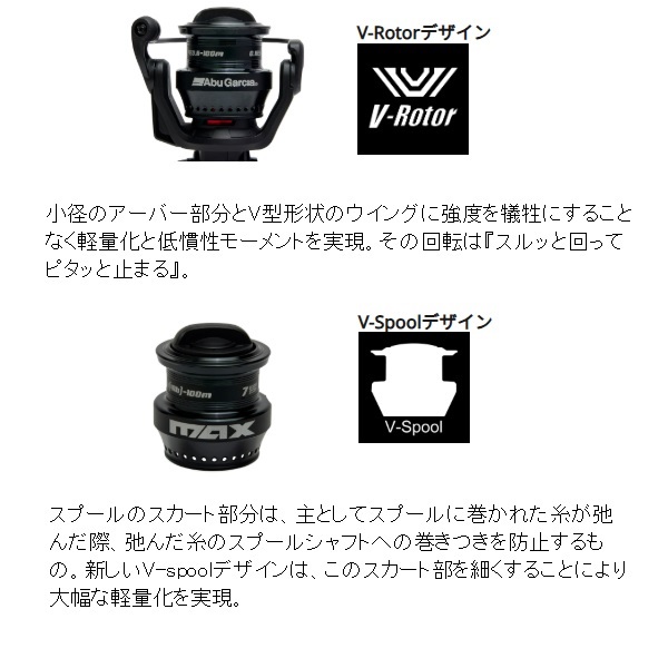 アブガルシア スピニングリール マックス SX スピニング(Max SX SP