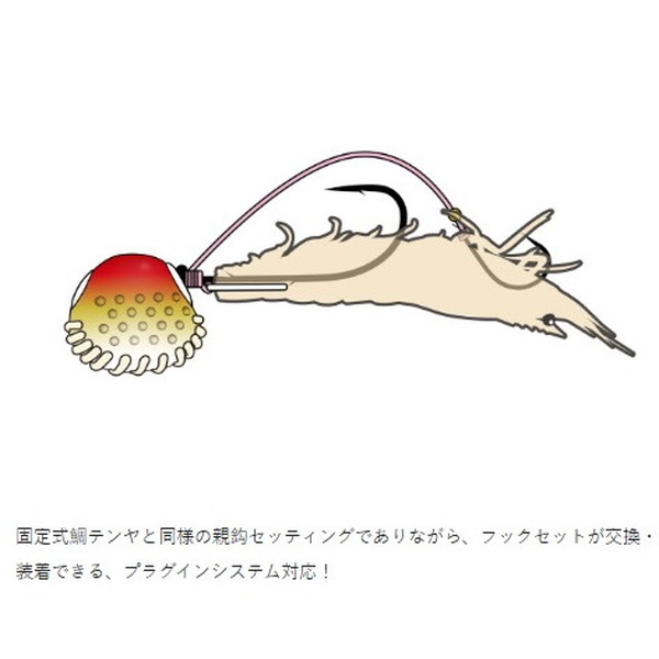 がまかつ テンヤ 桜幻 鯛テンヤ プラグイン 替え鈎 S ショート: 針