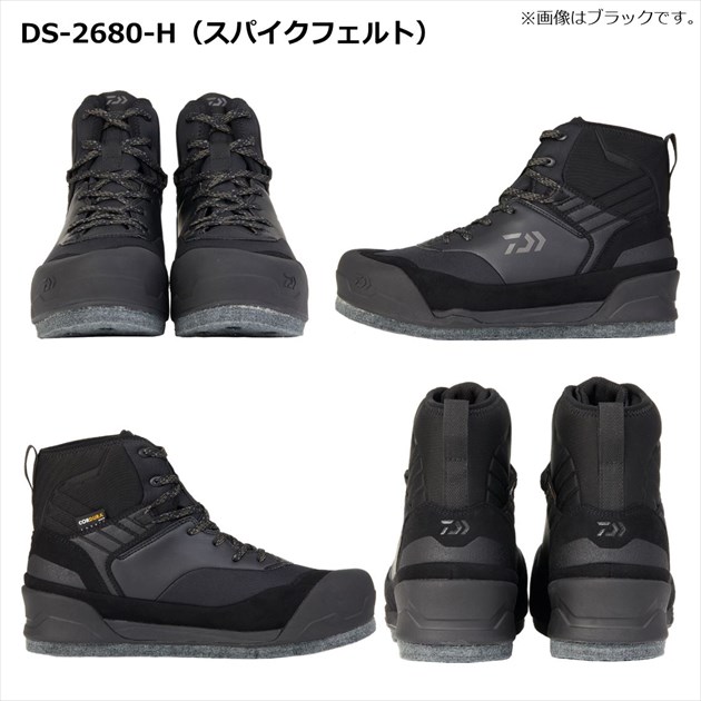 ダイワ DS-2180-H フィッシングシューズ(スパイク)(26cm ブラック 